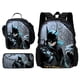 thumbnail image 1 of Super B-BatmanS-Logo 3 pcs set Child School Backpack with Lunch Bags ,Pencil Bags ,School Bags for Boys Girls Best Gift, 1 of 3