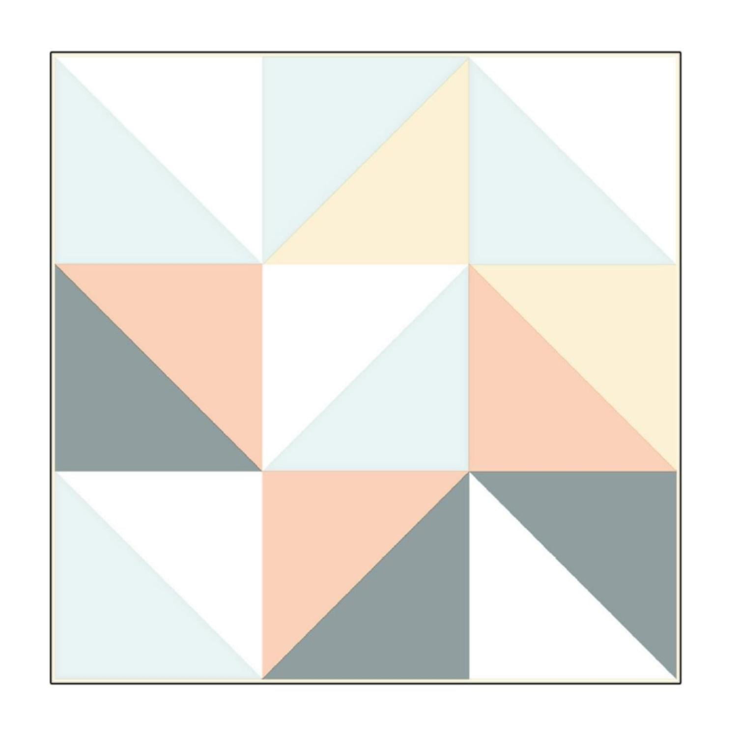 Mobii - Piso Vinilico Adhesivo. Simil Ceramica. 0,9 M2. 0403