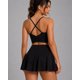 thumbnail image 2 of Set Deportivo Mujer Falda Short Con Bolsillo Y Top, 2 of 3