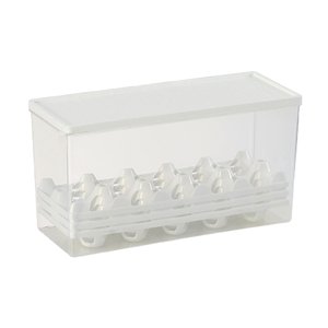 Bothyi - Caja De Almacenamiento De Huevos Frescos Contenedor De Almacenamiento De Huevos Para Gabinete Restaurante Cocina 28Cmx11Cmx14Cm