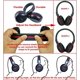 thumbnail image 5 of Auriculares inalámbricos para coche SIMOLIO para niños, paquete de 2 con bolsa de almacenamiento, 5 of 7