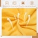 thumbnail image 5 of Uxcell 2 Piezas Fundas de Terciopelo para Taburetes de Bar, Funda Elástica para Asiento de Silla de Taburete Redondo de 14-18 Pulgadas, Fundas Lavables para Taburetes Redondos, Amarillo, 5 of 7