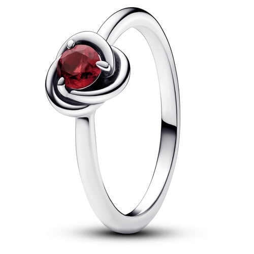 Anillo Pandora Piedra De Nacimiento De Julio Eternity Circle