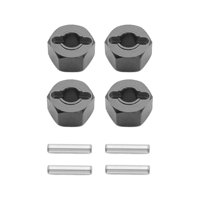 Bothyi - 4X Bujes De Rueda Hexagonales De Coche Rc A Escala 1:16, Piezas De Repuesto De 12Mm Para Titanio 16207 16208 16210