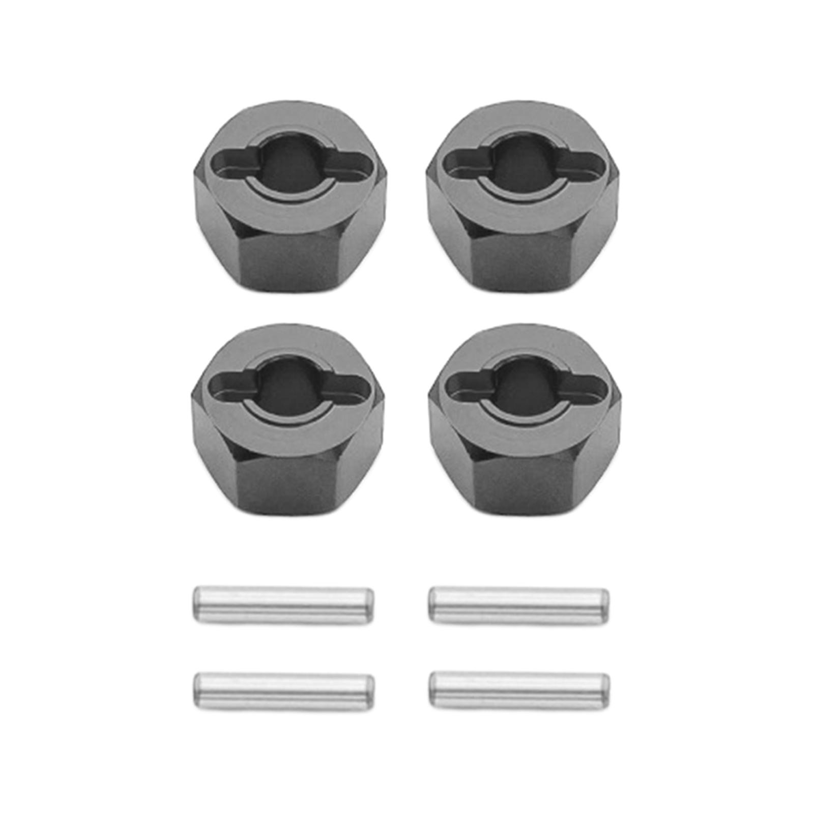Bothyi - 4X Bujes De Rueda Hexagonales De Coche Rc A Escala 1:16, Piezas De Repuesto De 12Mm Para Titanio 16207 16208 16210