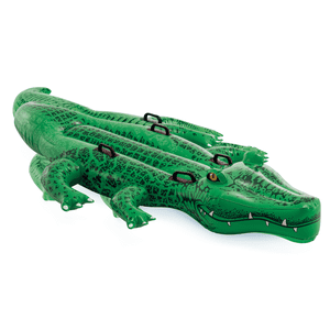 Flotador Inflable Diseño Intex Cocodrilo Grande 203X114 Cm Giant Gator