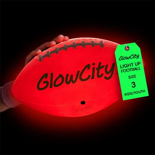 Football GlowCity Glow in The Dark Youth con luces LED