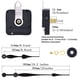 thumbnail image 2 of Mecanismo de reloj de repuesto Hicarer High Torque con manecillas, 2 of 9