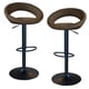 thumbnail image 1 of Juego de bancos de bar Buffalo Tools Classic de tela gris carbón, 1 of 5