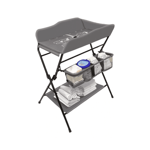 Genérico - Cambiador Mudador De Pañales Para Bebé Horizontal Baño Público, Gris