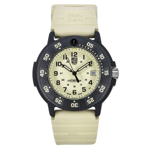 Reloj Digital Luminox Original Navy Seal Evo Beige Hombre