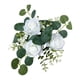 thumbnail image 3 of Anillos De Vela Coronas Florales Artificiales Para Sala De Estar Mesa De Comedor Mesa Blanca, 3 of 3