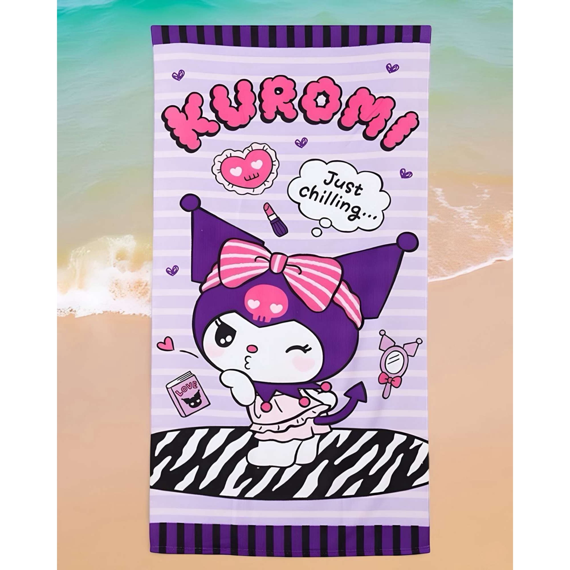 Mashini - Toalla Playera Microfibra Kuromi