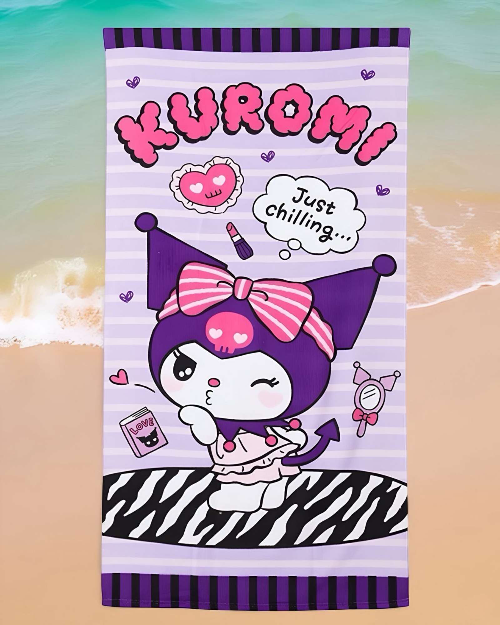 Mashini - Toalla Playera Microfibra Kuromi