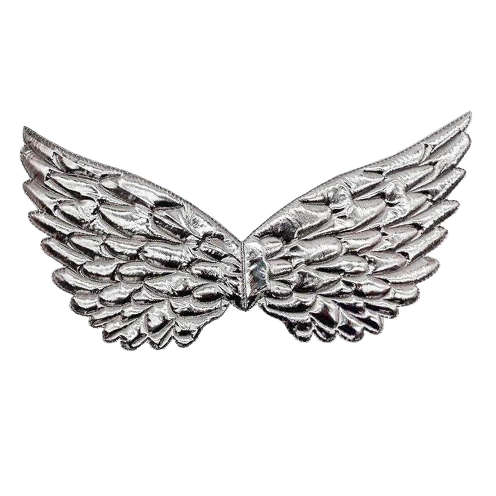 Bothyi - Accesorio De Disfraz De Princesa De Hadas Con Alas De Ángel Para Niños, Decoración Plateada