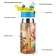 thumbnail image 3 of Loo Loo Kids Botella de Agua con Tapa Pop Top de Un Toque, Acero Inoxidable, a Prueba de Fugas, para Deportes, Botella Infantil azul 12 oz, 3 of 6