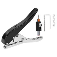 Magideal - Alicates Perforadores De Banda De Borde Manual Para Carpintería, Alicates De Perforación De Agujeros Resistentes, Herramienta Manual Multifunción, Per Negro 6Mm