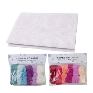 Bothyi - Tela De Punto De Cruz Diy Decoración Resistente Costura Artesanía Sólida Tela Aida Un Conjunto