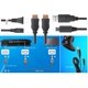 thumbnail image 2 of Set de Cables BRENDEZ HDMI USB de Alimentación 4.5m para PS4 Pro, 2 of 5