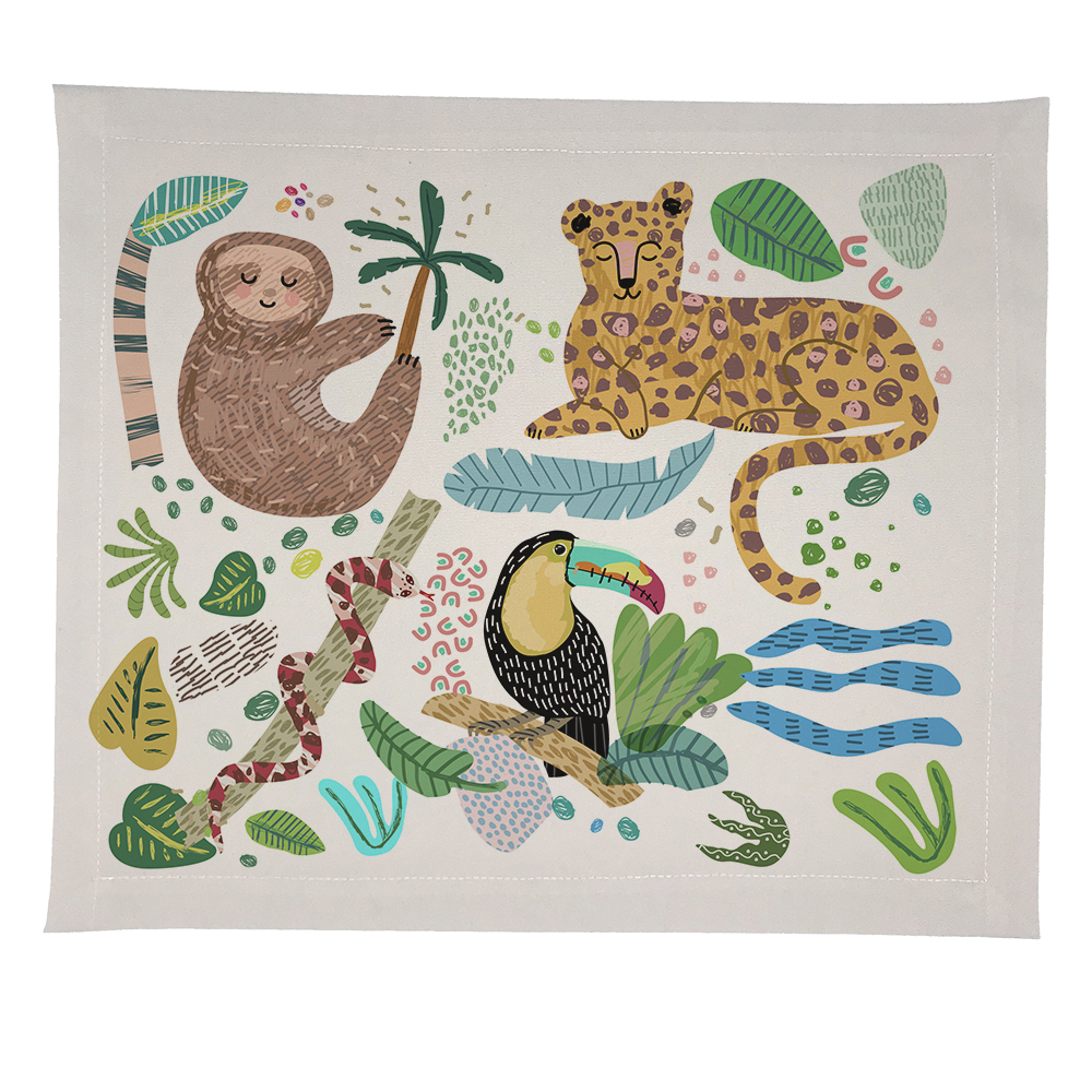 Tuyo Print - Set 4 Individuales Impermeables Jungla