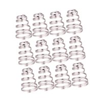 Magideal - Resorte De Rueda De Bicicleta De Montaña, Ejes De Palanca De Liberación Rápida, Repuesto De Resorte De Rueda De Bicicleta De Acero Inoxidable, 12 Uds.