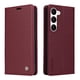 thumbnail image 2 of Funda Billetera de Cuero para Samsung Galaxy S23 Plus con Tarjetero y Soporte - Tapa Magnética Rojo, 2 of 6