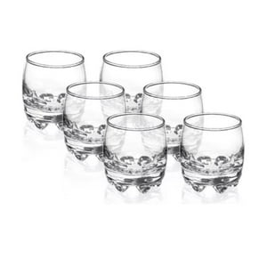 Cristar - Set 6 Vasos Bajos Modelo Napoles 290Ml Jugos