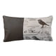 thumbnail image 1 of Funda Cojin Decorativo EcoCuero Aves Cafe 50x30, 1 of 3