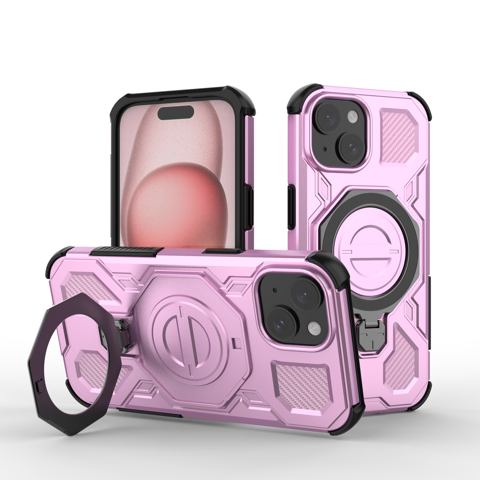 Funda Foxdock Para Iphone 15 , Magnética, Ligera, Soporte 360°, Antigolpes