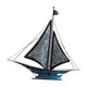 thumbnail image 3 of Decoración De Barco De Vela, Artesanía De Metal, Decoración De Barco De Vela Para Bar, Dormitorio, Escritorio, 39 X 7 X 37 Cm, 3 of 5