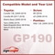 thumbnail image 2 of Filtro de aire de motor EPAuto GP190 para Toyota Corolla 1.8L, 2 of 3