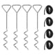 thumbnail image 1 of Kit de anclaje para trampolín de alta resistencia, anclaje al suelo, estacas de viento con cuerda, amarres universales para trampolín, kit de anclaje de estacas de acero para trampolines., 1 of 8