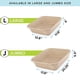 thumbnail image 2 of Caja de arena desechable para gatos Kitty Sift, sostenible, paquete de 6, 2 of 11
