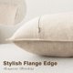 thumbnail image 3 of Foindtower Linen Solid Decorative Throw Pillow Covers 20x20, 3 of 3