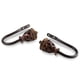 thumbnail image 1 of Par de varillas Holdback Astamoda Araceli, color cacao, 1 of 2