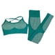 thumbnail image 2 of Trajes De Yoga Para Mujeres Conjunto De 2 Piezas Leggings De Entrenamiento Sujetador Deportivo S Verde, 2 of 5