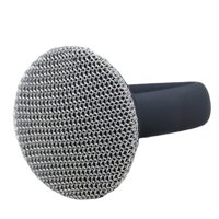 Magideal - Cepillo De Limpieza De Acero Inoxidable Cepillo Para Fregar Platos Cepillo Para Fregar Platos Fregadero De Malla Metálica Cepillo Para Lavar Platos Ce Negro