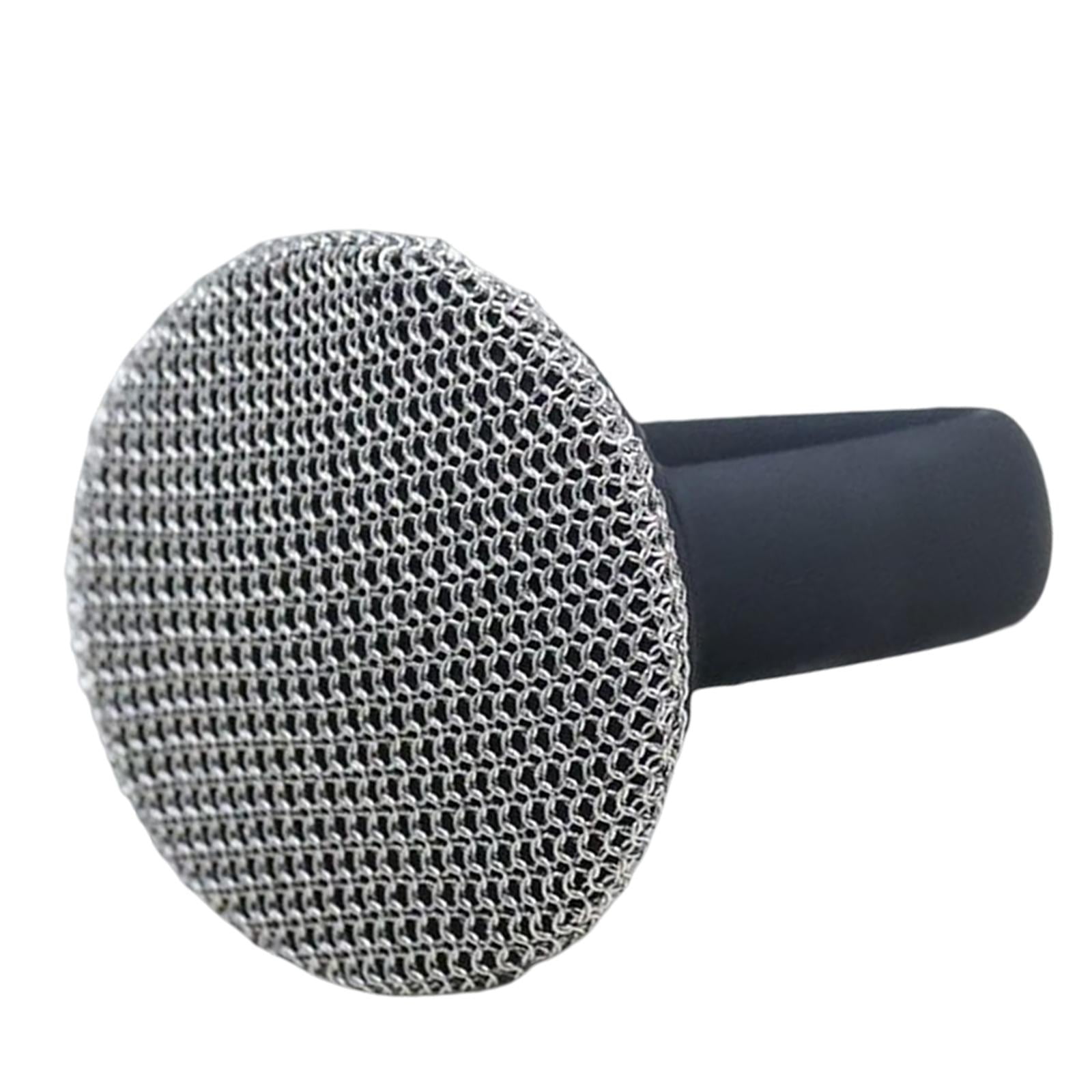 Magideal - Cepillo De Limpieza De Acero Inoxidable Cepillo Para Fregar Platos Cepillo Para Fregar Platos Fregadero De Malla Metálica Cepillo Para Lavar Platos Ce Negro