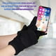 thumbnail image 5 of Guantes de lana con aislamiento térmico sin dedos para mensajes de texto para mujeres y hombres, mitones convertibles de punto cálidos de invierno con solapa, 5 of 6