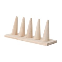 Magideal - Expositor De Anillos De Madera, Organizador De Joyas, Práctico Y Elegante Estante De Almacenamiento De Joyas, Soporte Para Anillos Para Accesorios De