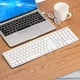 thumbnail image 1 of Teclado USB con Cable de Aluminio con Teclado Numérico para Apple Mac, 1 of 2