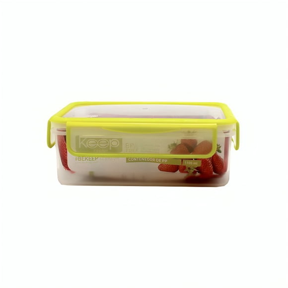 Hermetico Pp 900ml Rectangular