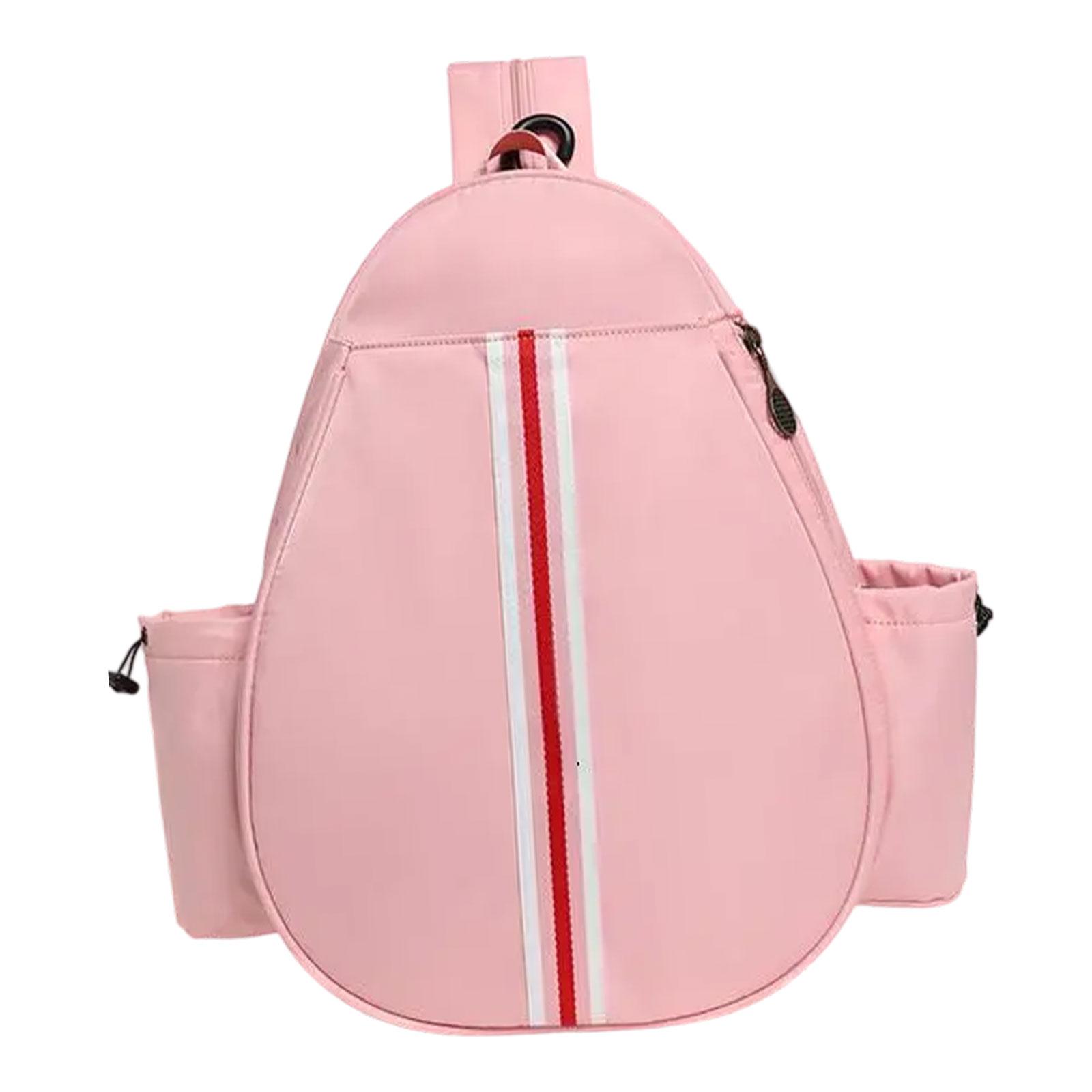 Ioensy - Bolsa De Tenis Portátil Con Portabotellas, Mochila Versátil Multiusos, Color Rosa