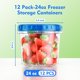 thumbnail image 2 of Contenedores para Alimentos BiuLeon Juego de 12 Unidades de 710 ml Sin BPA, 2 of 8