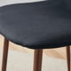 thumbnail image 5 of Silla sencilla de lujo - conjunto de 4 silla de comedor de alta resistencia de material de lino-algodón, 5 of 6