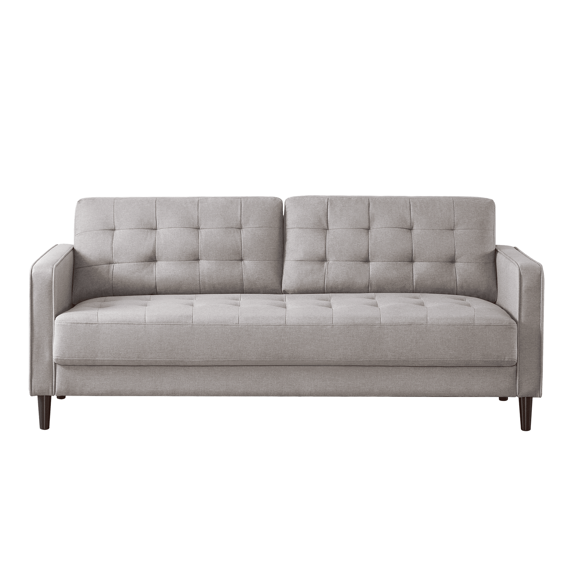 Sofá De 3 Cuerpos Benton Zinus Gris Piedra