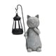 thumbnail image 1 of Estatua De Gato Para Exteriores, Luz Solar, Bonita Estatua De Jardín, Luz Para Casa, 9,5 X 11 X 26 Cm, 1 of 3