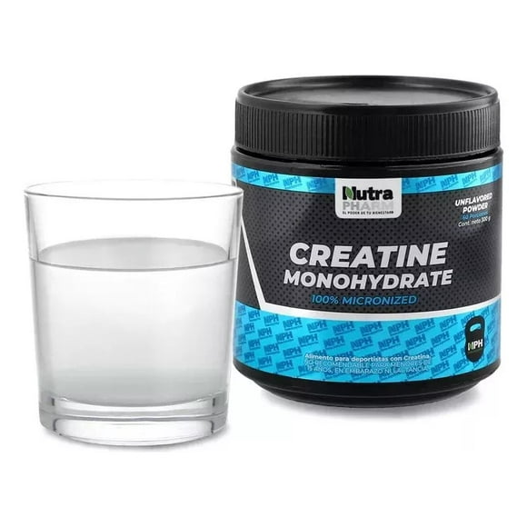 Creatina Micronizada En Polvo 300gr 60 Porciones Nutrapharm.,