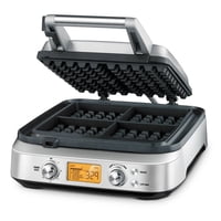 Gofrera Breville Bwm640Xl Inteligente Para 4 Rebanadas Plata