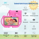 thumbnail image 2 of Tablet Niños 7" 2G-32G Control Parental Wifi Playstore Rosa, 2 of 9